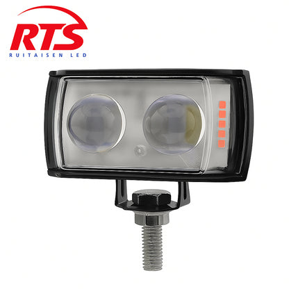 Dual Lens LED Fog Light – 4 Rang Wali Headlight CD70, CG125, Car & Jeep