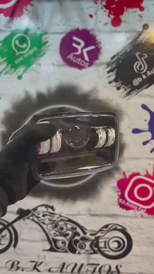 Dolphin Projector Headlight for 70CC 125CC Bikes (Original & Waterproof)